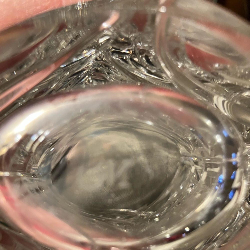 MIKASA SIGNED CRYSTAL VASE 1980s - Picture 8 of 13